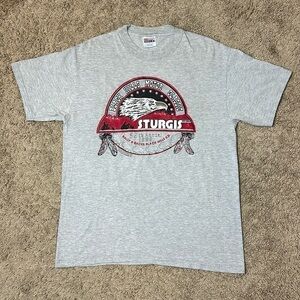 Vintage T-Shirt Black Hills of S.D. STURGIS 59th Motorcycle Rally 199